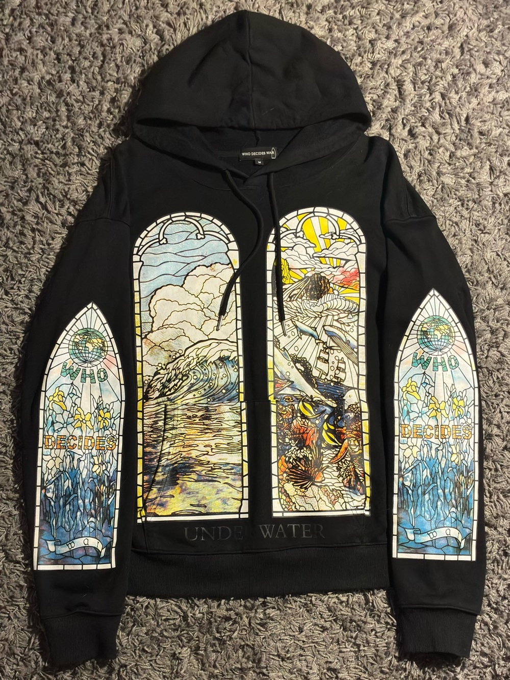 Who Decides War Sanday Lane Underwater Collaboration Hoodie